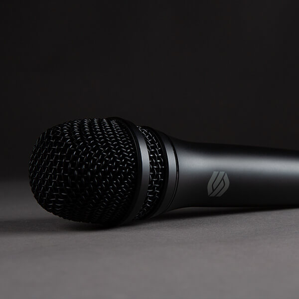 Sterling P20 live vocal microphone sideways.
