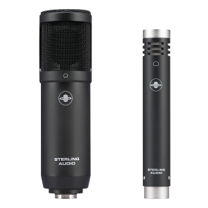 Sterling SP50/30 studio condenser microphone pack front.