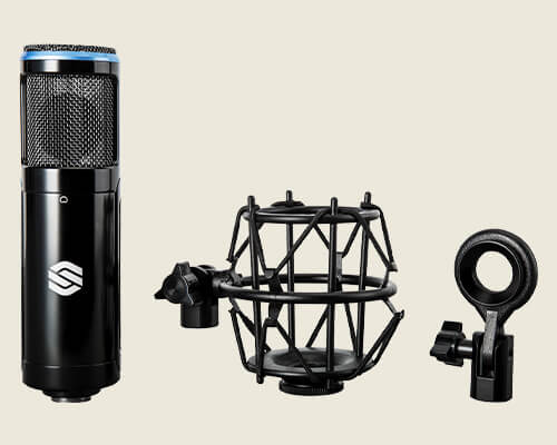 Sterling SP150SMK Studio Condenser Microphone Package.