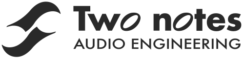 Two notes audio engineering software